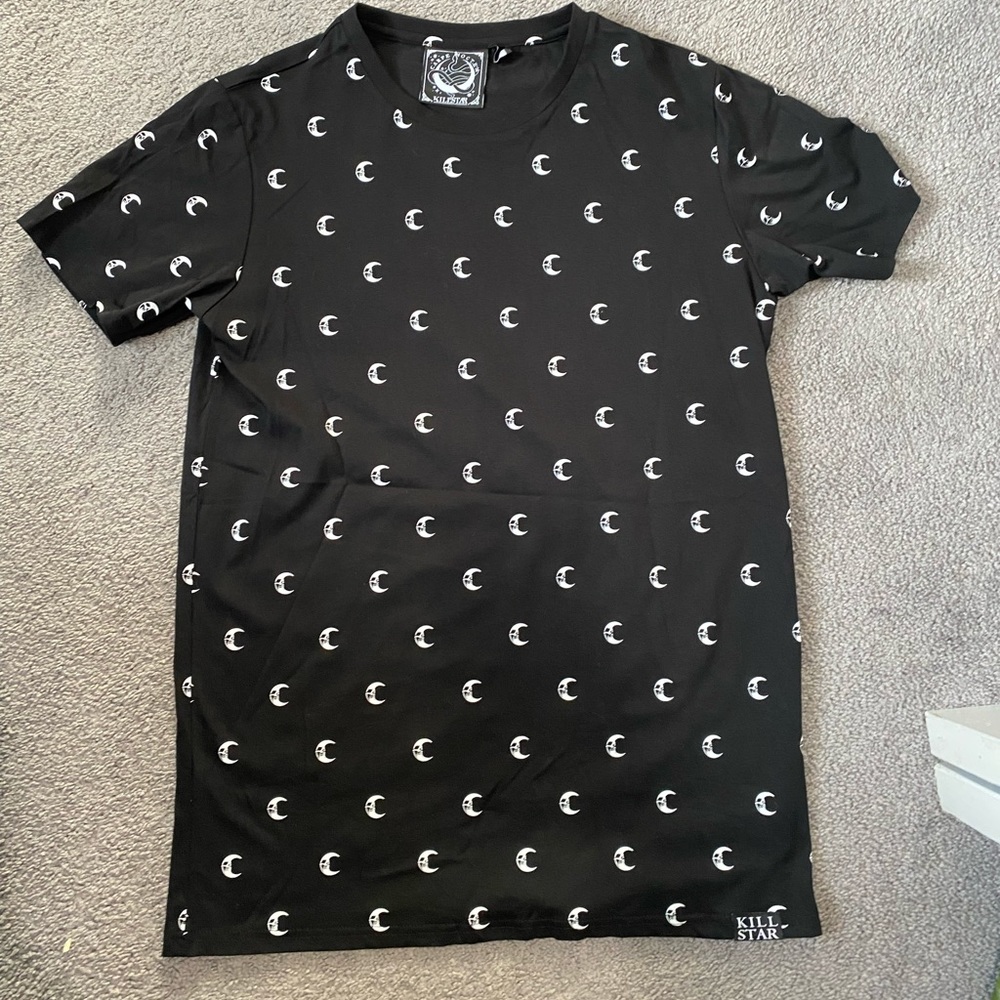 Kill Star black moon men’s graphic tee size medium